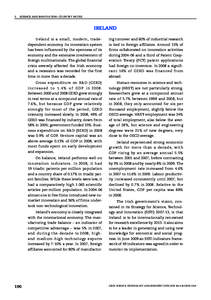 3. SCIENCE AND INNOVATION: COUNTRY NOTES  IRELAND Ireland is a small, modern, tradedependent economy. Its innovation system has been influenced by the openness of its economy and the extensive involvement of