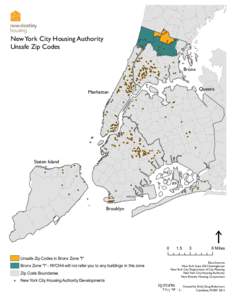 New York City Housing Authority Unsafe Zip Codes ! !