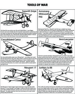 Snipe / Lanc / Sopwith Aviation Company / Aviation / Nieuport / Sopwith Snipe / Avro Lancaster