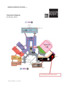 GENERAL FLOORMAP OF THE SHOW  TSUGI VINTAGE ARTS AND CRAFTS HALL 7 GENERAL MAP