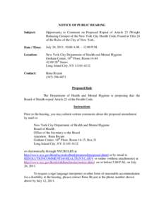 New York / Rulemaking / Metropolitan Board of Health / New York City / Local government in the United States / Government of New York City / Government / New York City Department of Health and Mental Hygiene