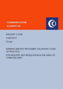 COMMUNICATIONS ALLIANCE LTD INDUSTRY CODE C650:2014 iCode