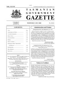 6g. Permanent Registration - Gazette - Advertisement