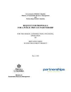 Britannia Beach /  British Columbia / Sea-to-Sky Corridor / Request for proposal / British Columbia / Business / Provinces and territories of Canada