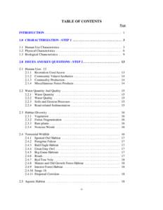 Lost Creek Watershed Analysis[removed]