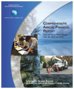 comprehenSIve annual FInancIal report For the FIScal yearS ended June 30, 2013 and 2012