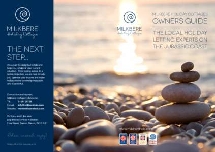 milkbere holiday Cottages  Owners guide The local holiday letting experts on the Jurassic Coast
