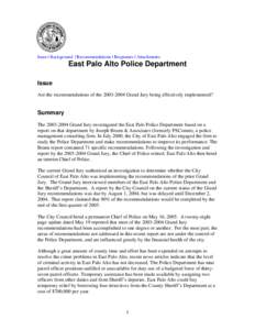 East Palo Alto Police Department