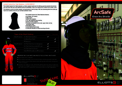 ArcSafe CarbonX Arc Flash Balaclava - ULCBXH2B2E07 The ArcSafe CarbonX Arc Flash balaclava is a flame resistant double ply knit offering supreme protection for the face and neck area. Not only is this balaclava soft and 