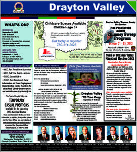 Drayton Valley  w A research & training centre creating opportunity & realizing potential