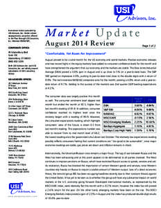 Investment Advice provided by USI Advisors, Inc. Under certain arrangements, securities offered to the Plan through USI Securities, Inc. Member FINRA/SIPC.