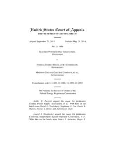 Regional transmission organization / Electric power distribution / Demand response / Electricity market / Natural Gas Act / Jon Wellinghoff / Electric power / Energy / Federal Energy Regulatory Commission