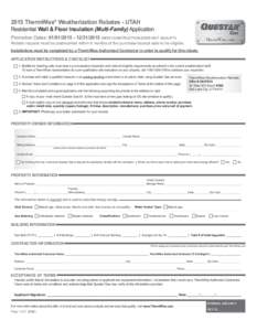 SQJ H447039 Weatherization_W&FInsulationMF-UT3_Draft2