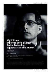 Nikkei BP Japan Technology Report / E140512Night Vision Improves Driving Safety: Device Technology Supports a Thriving Market
