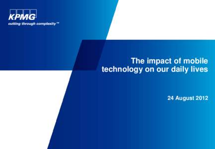 KPMG – ICE Consumer and Convergence Survey  Overall Report
