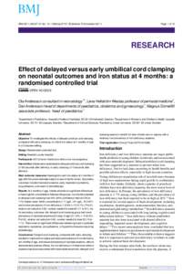 BMJ 2011;343:d7157 doi: [removed]bmj.d7157 (Published 15 November[removed]Page 1 of 12 Research