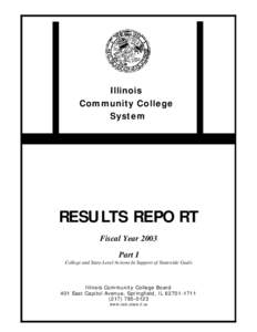 Illinois Community College System September 2001