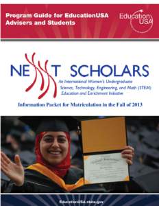 Microsoft Word - NeXXt Scholars Program Guide, Fall 2013, revised[removed]docx