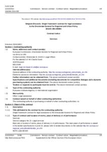 Government procurement in the European Union / Legal documents / Interreg / Government procurement / Contract / Procurement / Call for bids / Euro / Business / Commerce / Contract law