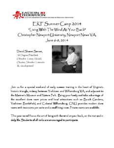 Aikido / Ki-Aikido / Christopher Newport University / Colonial Williamsburg / Newport News /  Virginia / Historic Triangle / Virginia / Hampton Roads / Williamsburg /  Virginia