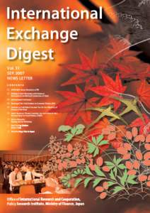 International Exchange Digest Vol. 31 SEP[removed]NEWS LETTER