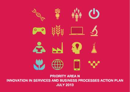 PRIORITY AREA N: INNOVATION IN SERVICES AND BUSINESS PROCESSES ACTION PLAN  Innovation in Services and Business Processes (Priority Area N) Context Services are an important part of the economy and account for around 70