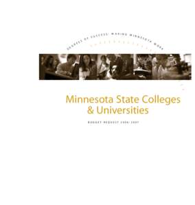 Minnesota State Colleges and Universities Budget Request[removed]