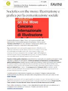 Draft.it  14 Luglio Societies on the Move: illustrazione e grafica per la comunicazione sociale