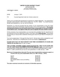 UNITED STATES DISTRICT COURT OFFICE OF THE CLERK POST OFFICE BOX 1547 FORT SMITH, ARKANSAS[removed]6833 FAX[removed]CHRISTOPHER R. JOHNSON