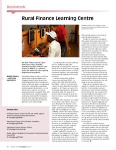 Bookmark  Rural Finance Learning Centre GFC Collection/alamy