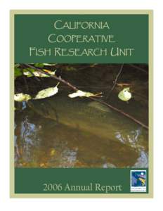 Rainbow trout / Coho salmon / Sockeye salmon / California Department of Fish and Game / Redwood Creek / Ceratomyxa shasta / Fish / Oncorhynchus / Salmon