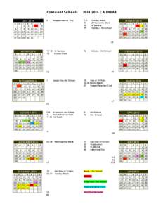 Cal / Calendars / Academic term / School holiday