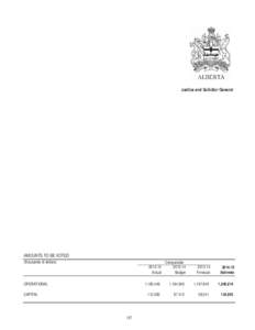 [removed]Estimates - Complete Volume (GRF and Lottery Fund)