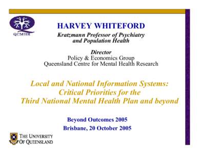 Microsoft PowerPoint - Harvey Whiteford - Local & National Info Systems