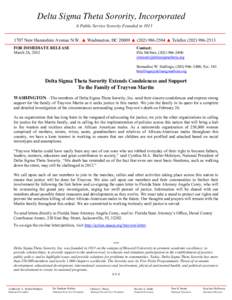 Microsoft Word - Trayvon Martin Press Release BWS FINAL2.doc