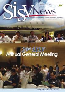 NEWS FROM THE SECRETARIAT  SISVnews SISV News is a quarterly newsletter of the Institute. It is distributed to members, students and friends of the surveying