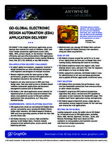 SOLUTION BRIEF:  ACCESS APPLICATIONS EDA