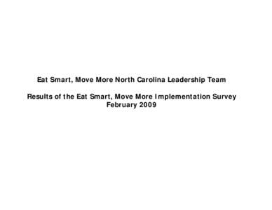 Microsoft Word - ESMM-Implementation-Survey-Results-2009_Final.doc