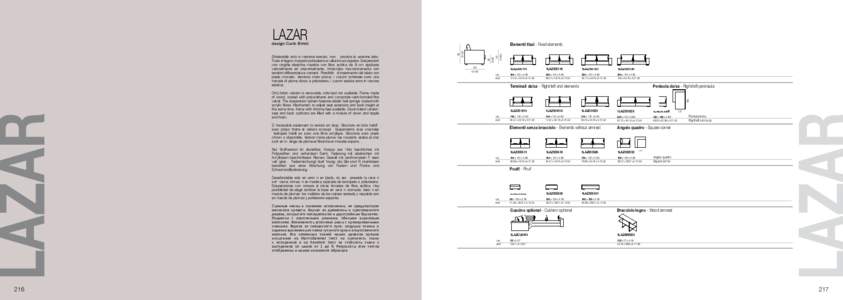 LAZAR  design: Carlo Bimbi 216