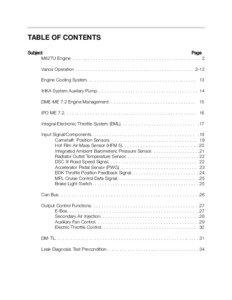 TABLE OF CONTENTS Subject Page