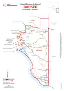 Federal Electoral Division of  BARKER SA