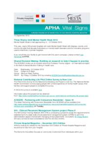 Patient safety / Mental health / Medicine / Health / American Public Health Association