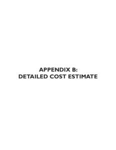APPENDIX B: DETAILED COST ESTIMATE Frankford Creek Greenway Option 1- trail along road for segment 2