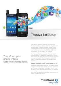 SatSleeve Galaxy & iPhone