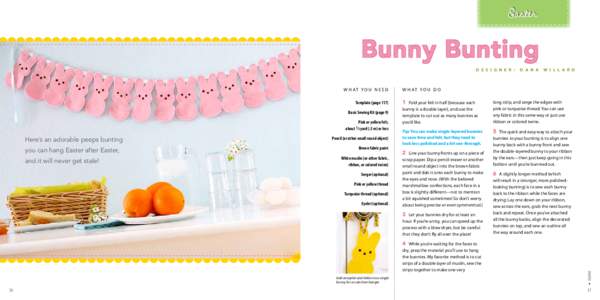 Easter  Bunny Bunting D e s i g n e r :  W h at Yo u N e e d