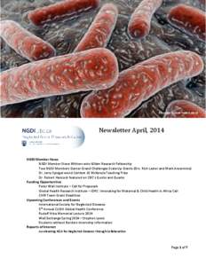 Mycobacterium Tuberculosis  Newsletter April, 2014 NGDI Member News NGDI Member Steve Withers wins Killam Research Fellowship Two NGDI Members Garner Grand Challenges Scale-Up Grants (Drs. Rich Lester and Mark Ansermino)