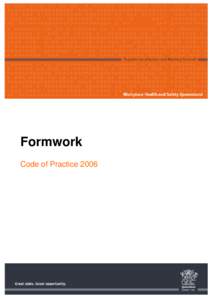 Formwork Code of Practice 2006