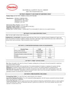 Thermosetting plastics / Synthetic resins / Benzene / Mutagens / Volatile organic compound / Urea-formaldehyde / Explosive material / Carbon dioxide / Adhesive / Chemistry / Pollution / Household chemicals