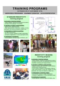 Induced polarization / Geophysical survey / Geology / Physics / Science / Magnetotellurics / Geophysical imaging / Electrode array / Electrical resistivity and conductivity