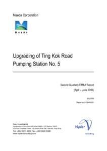 Maeda Corporation  Upgrading of Ting Kok Road Pumping Station No. 5  Second Quarterly EM&A Report